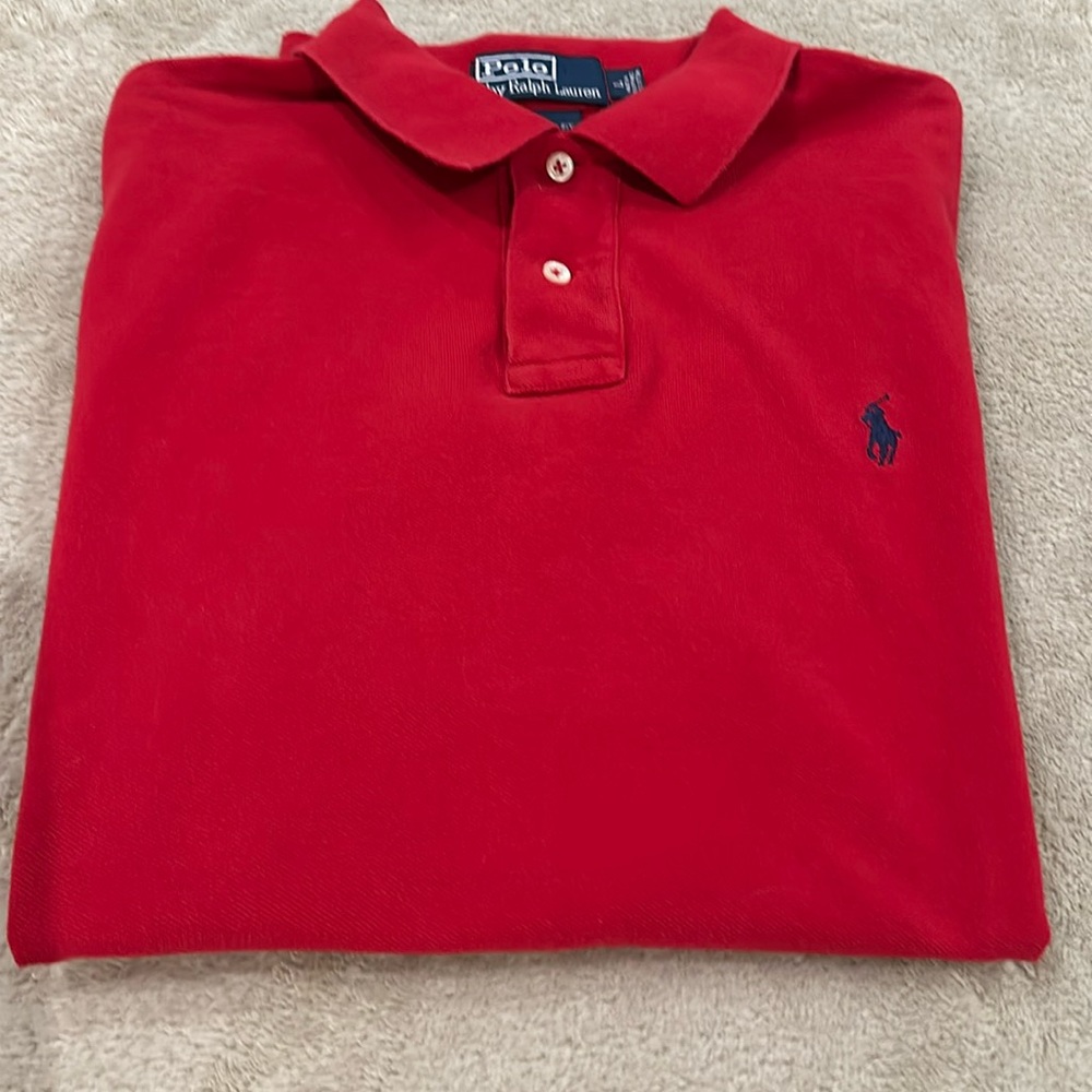 Polo by Ralph Lauren size L red Polo